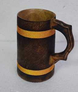 Tasse à thé en bois de bambou de 100 ml, style écologique et design campagnard, idéale pour les cadeaux d'affaires - Product Image 3
