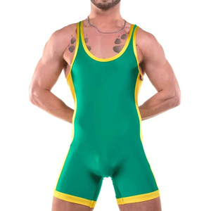 Traje de levantamiento de pesas de alta calidad Singlet Powerlifting Wrestling Singlets para hombres - Product Image 1