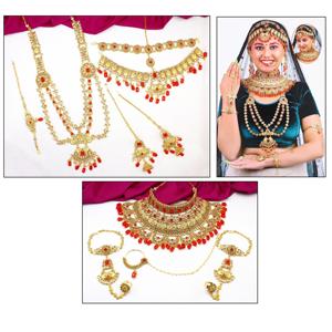 Jewelry New Elegant High End Luxury Bridal Dinner Party Gemstone Indian Wedding Jewelry <b>Set</b> 24k <b>Gold</b> Plated Dubai Bridal <b>Set</b> - Product Image 6