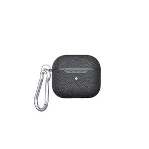 Étui pour Air-Pods 4 Netzy, noir, en silicone, protection avec airbag antichoc, pour écouteurs en plastique TPU - Product Image 1