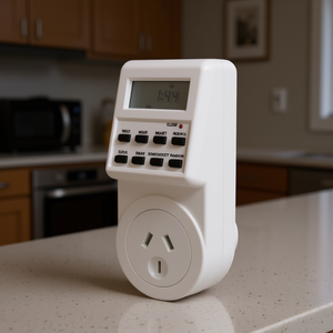 ปลั๊กไฟอัจฉริยะ AC Smart Home 240V พร้อมตัวตั้งเวลาแบบเสียบปลั๊ก หน้าจอ LCD นาฬิกา 12/24 ชั่วโมง รุ่น AU Spina - Product Image 3