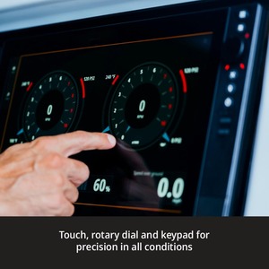 GPSMAP 1243xsv con GMR 18 HD+ Radome-12\" Navionics SideV ClearV e Traditional Chirp IP68 Impermeabile Batteria al Litio Solare - Product Image 3