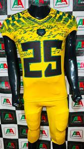 Maillot de football américain brodé grande taille pantalon respirant extensible sublimation Pakistan Made Real photos Real Pakistan - Product Image 2