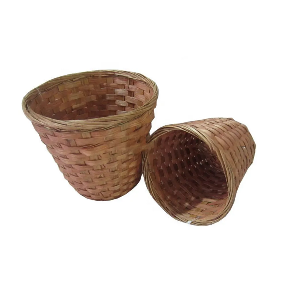 Dried flower holder bamboo baskets - handicraft products made in Vietnam