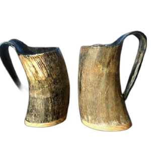 Chope en corne de buffle de style viking de qualité supérieure pour les amateurs de bière et d'hydromel Lager Mug Buffalo Norse Drinking Horn Mug Wholesale - Product Image 3