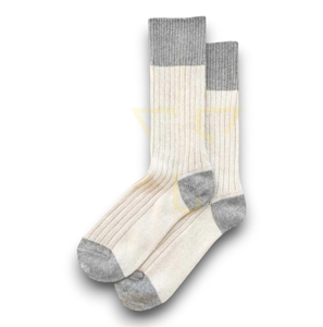 Mới Đến Chống-Vi Khuẩn Nhiệt Dưới Khăn Thân Thiện Với Môi Thoáng Khí Màu Trắng Thể Thao Hai Tone Sọc Biểu Tượng Giản Dị Người Đàn Ông Của Vớ - Product Image 4