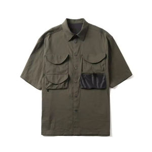 Camisa de pesca para hombre, camisa de manga corta con caza al aire libre, camisas tácticas para hombre, ropa de pesca personalizada - Product Image 2