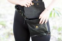 Sac banane de moto de couleurs solides, taille de jambe, hanche, sac à épaule imperméable d'extérieur, course de vélo, randonnée, sacs de cuisse tactiques pour unisexe