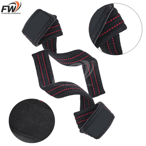 Correas de Levantamiento de Pesas de Algodón con Etiqueta Personalizada OEM, Muñequeras para Levantamiento de Pesas con Diseño en Forma de 8, Soporte para Manos para Fitness con Logotipo - Product Image 3