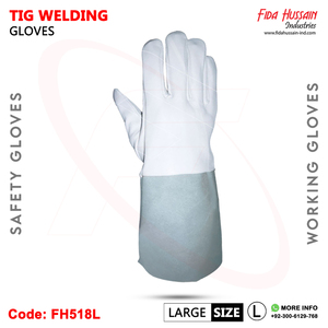 Gants en cuir de mouton de travail de sécurité de soudage TIG en gros bon marché du Pakistan Gants d'hiver en cuir de vachette fendu Gants de conduite Sports - Product Image 5