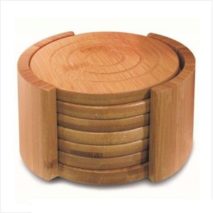 Juego de posavasos de madera con Mango para decoración de mesa, posavasos de diseño personalizado, fabricante y distribuidor - Product Image 3