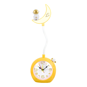 Lunar for Astronaut Rechargeable <b>LED</b> Desk Lamp with Touch Control and Alarm <b>Clock</b> Battery-Powered - Product Image 3