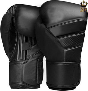 ถุงมือต่อยมวยสำหรับออกกำลังกายมวยไทยนวมหนังแบบออกแบบโลโก้ได้ตามต้องการ - Product Image 1