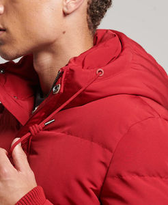 Manteau chaud d'hiver pour hommes à la mode veste Streetwear veste bouffante personnalisée vente en gros veste à bulles extérieure en polyester pour hommes - Product Image 3