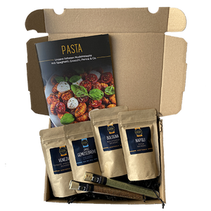 Set Regalo Pasta con Ricettario e Spezie - Product Image 1