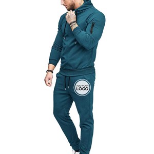 Men's Tracksuit High Quality Hoodies and Sweat Pants Set Men Custom Two Piece Heavyweight 500GSM Hoodie Set Men Tracksuit - Product Image 2
