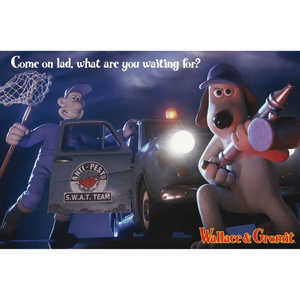 Tarjeta postal de Wallace y Gromit: La maldición del conejo hombre lobo - Product Image 1