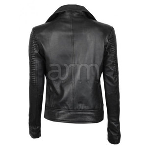 Veste en cuir pour femme, fabrication professionnelle, respirante, confortable, vêtement décontracté, mode, veste en cuir d'hiver pour l'extérieur - Product Image 2