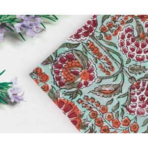 Ensemble de serviettes imprimées en blocs d'arbre traditionnels verts faits à la main 6 ensembles de serviettes décoratives de table de mariage royal indien - Product Image 4