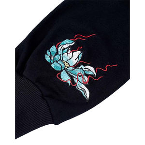 Vente flash : sweat à capuche pour homme en nylon/coton, luxueux, ajusté, en polaire, écologique, coupe-vent, respirant, imprimé et brodé par un designer - Product Image 4