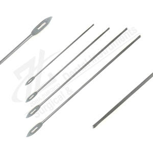 Instrumentos quirúrgicos básicos Sonda de diámetro ocular de 2mm Sonda dental maleable de 13,0 cm Fuente de alimentación manual de Pakistán - Product Image 1