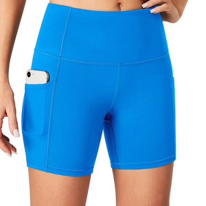 Shorts Deportivos para Mujer, Transpirables, Ecológicos, Duraderos, de Spandex/Poliéster, Cintura Elástica - Product Image 1