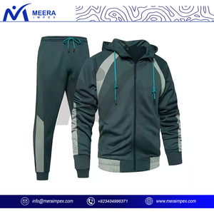 Chándal deportivo de primera calidad para Hombre | Chaqueta de poliéster transpirable y pantalones de Jogger | Ideal para uso deportivo, informal y de entrenamiento - Product Image 3