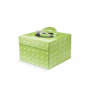 Caja modificada. CHIC para panettone 23x23x16 cm - Personalizado con base completa - Sin asas - Product Image 1