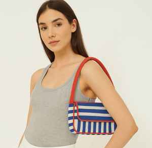 กระเป๋าลูกปัดแมกโนเลีย, กระเป๋าลูกปัดลายดอกไม้, กระเป๋าถือดอกไม้สีขาว, กระเป๋าสะพายไหล่ฤดูใบไม้ผลิ, กระเป๋าลูกปัดฤดูร้อน, ดอกไม้ทำมือ - Product Image 2