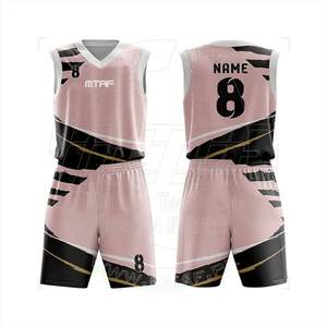 Unique Design Customized <b>Men</b> <b>Top</b> Stitched <b>Basketball</b> Uniform Breathable 100% Polyester Sports Apparel Premium Quality Team Wear - Product Image 1
