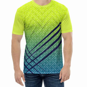 Camiseta de Manga Corta para Hombre, de Alta Calidad, Sublimada, con Cuello Redondo, Transpirable, de Secado Rápido, Anti-Pilling, Personalizable - Product Image 1