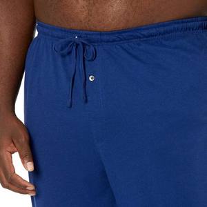 Pantalones deportivos de algodón lisos azules con cordón, personalizados al por mayor, para gimnasio, deporte, pierna recta, para hombre, jogger, a la venta 2026 - Product Image 4