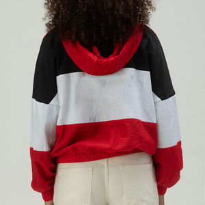 Vestes d'hiver en polaire légères et imperméables pour femmes, respirantes, coupe-vent, tissu tricoté, fermeture éclair, imprimé uni, lettres - Product Image 3