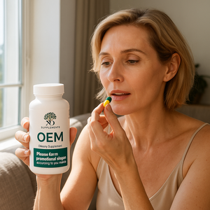 Label pribadi OEM/ODM suplemen kapsul ekstrak akar <span class=keywords><strong>Valerian</strong></span> lebih mudah untuk Booster tidur nyenyak - Product Image 4