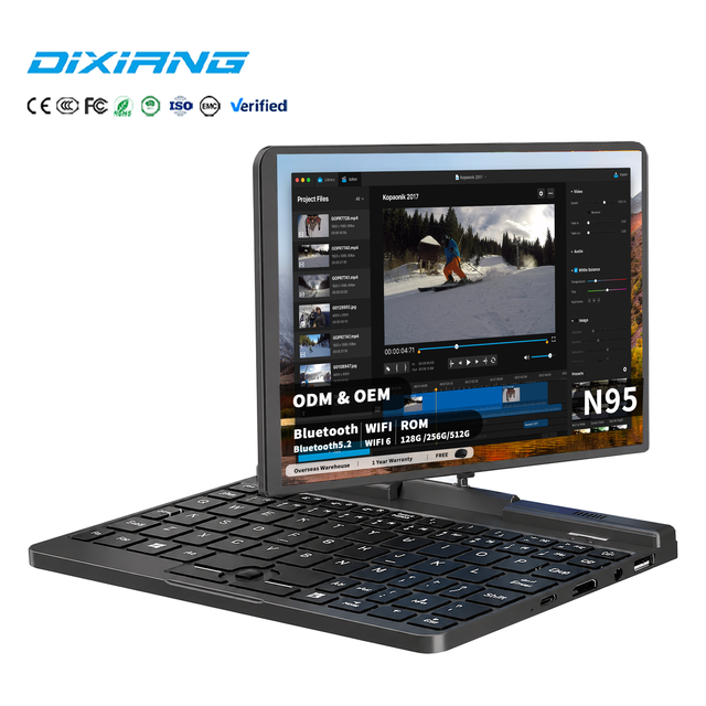 Metal Shell 8" Detachable Touch Screen Laptop N95 12GB DDR5 512GB SSD Win11 Small Business Convertible Laptop With Stylus