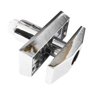 Poignée de distributeur automatique en alliage de zinc avec serrure cylindrique et compatibilité avec came et loquet à 2 clés - Product Image 3