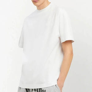 2023 Offre Spéciale Logo personnalisé hommes couleur unie t-shirt plaine 210 GSM 100% coton microfibre séchage rapide respirant hommes t-shirt - Product Image 3