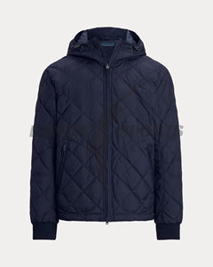 2026 Hot Selling Premium Quality <b>Quilted</b> Spring <b>Jacket</b> Custom Men's Breathable High Street Style 3D Embroidery Geometric <b>Pattern</b> - Product Image 3