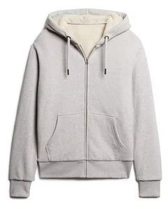 เสื้อฮู้ดแขนยาวผ้าฝ้ายนุ่มปกติพิมพ์ลายพัฟ - Product Image 3