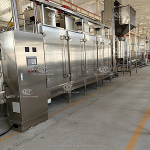 Lini tanaman pemrosesan kosong Modern untuk produksi Hazelnut Almond Blancher kacang udara otomatis dengan mesin pengemasan Roaster - Product Image 4