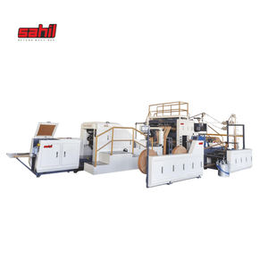 Machine de fabrication de meilleurs sacs en papier à fond carré indien entièrement automatique avec options de poignée - Product Image 2