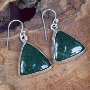 ต่างหูตะขออัญมณีหรูหราเครื่องประดับทำด้วยมือต่างหู925อาเกตธรรมชาติสีเงินสเตอร์ลิงต่างหูของขวัญเครื่องประดับสำหรับผู้หญิง - Product Image 3