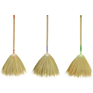 High Quality Natural Grass Broom/Wedding Broom/Jumping Broom Home Decoration Wholesale Nhatminh Vietnam