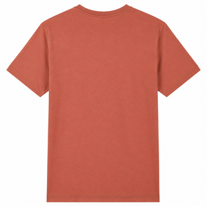 เสื้อยืดคอกลมผ้าฝ้ายเทอร์ราคอตต้าขายส่ง พร้อมงานปักเพชรแบบมินิมอล เสื้อแขนสั้นลำลองสำหรับผู้ชายสั่งทำได้ - Product Image 2