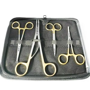 Goraya German ชุดผ่าตัดทำหมันแบบไม่มีลวด4ชิ้นเครื่องมือผ่าตัดผ่านการรับรองจาก CE ISO - Product Image 1