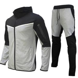 MUKKA SPORTS Ensemble de survêtement deux pièces pour homme en polaire technique à capuche, léger et respirant - Product Image 4