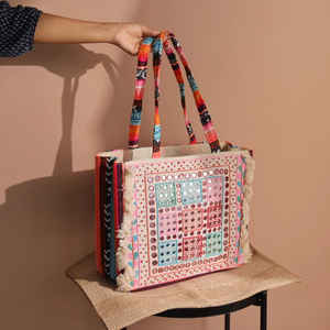 Bolsos de mano personalizados de la mejor calidad para mujer, estilo de moda abierto de gran cantidad para uso multiusos, indio por glowin fashion - Product Image 2