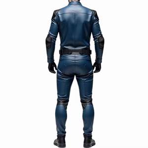 Offre spéciale Combinaison de motard personnalisée Vestes de moto grande taille pour hommes en cuir de haute qualité Design Hot Racing - Product Image 3