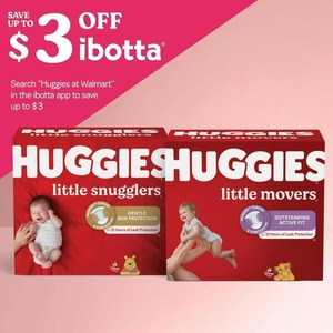 Couches pour bébés Huggies Little Movers, taille 4 (22-37 Lbs), 58 ct - Product Image 3