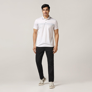Chemises pour hommes personnalisées imprimées, anti-froissement, solides, de haute qualité, respirantes, 100% coton biologique, manches courtes, logo brodé - Product Image 6